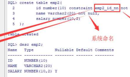 Oracle数据库（十）—— 约束