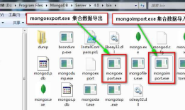 PCB MongoDB 数据库 Collection集合导出与导入