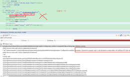 org.springframework.beans.factory.parsing.BeanDefinitionParsingException: Configuration problem: Unexpected failure during bean definition parsing Offending resource: class path resource [applicationC