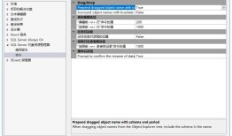 关闭SQL Server管理器(SSMS)拖动时大括号及dbo(架构)的办法