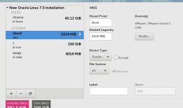 Oracle enterprise linux系统的安装以及ORACLE12C的安装