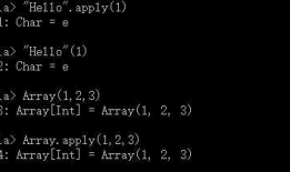 快学Scala 第二课 （apply, if表达式，循环，函数的带名参数，可变长参数，异常）