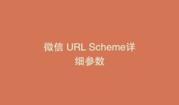 微信 URL Scheme详细参数
