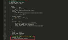 Nginx在window环境下设置二级访问目录