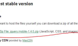 jQuery Mobile 移动 web 应用程序框架