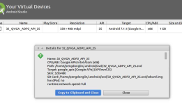 解决ubuntu上在androidstudio中启动emulator闪退的问题