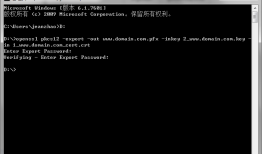 Windows安装使用Openssl创建pks p12证书