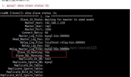 centos7 mysql主从设置