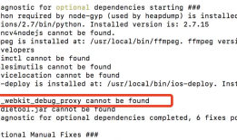appium---【Mac】Appium-Doctor提示WARN：“ ios_webkit_debug_proxy cannot be found”解决方案