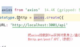 把axios挂载到vue实例上面