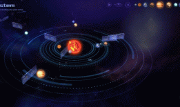 基于 HTML5 + WebGL 的 3D 太阳系系统