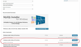 windows系统安装mysql压缩zip版