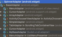 Android-Spinner下拉列表