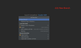 WebStorm 新建分支、commit、push和删除分支