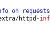 Apache开启server-status状态查询