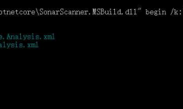 Analyzing .net core application with SonarQube Scanner for MSBuild