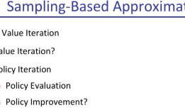 Deep RL Bootcamp Lecture 2: Sampling-based Approximations and Function Fitting