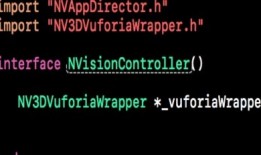 iOS教程二 —— NVisionXR创建控制器和Vuforia对象