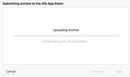 iOS上传应用到AppStore出现Authenticating with the iTunes store