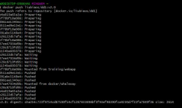 docker win10 推送镜像问题