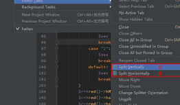 phpstorm实现分屏展示代码