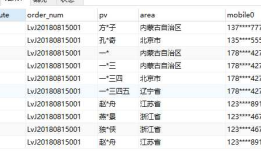 SQL 姓名，联系方式-脱敏