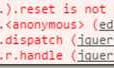 JQuery对象调用reset方法：Uncaught TypeError: $(...).reset is not a function