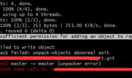 git 报错 error: insufficient permission for adding an object to repository database ./objects