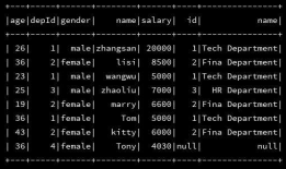 关于在使用sparksql写程序是报错以及解决方案：org.apache.spark.sql.AnalysisException: Duplicate column(s): "name" found, cannot save to file.