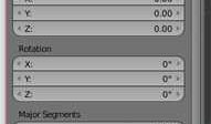 Blender 移动、旋转、缩放