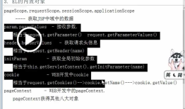 7.2{JSTL标签库}（EL的内置对象）、（EL的执行表达式）