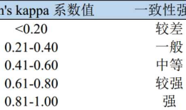 一致性检验的三种方式--ICC、kappa、weighted kappa