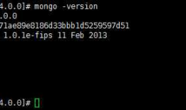mongodb ----> 从入门到。。。