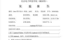 2017-2018-2 20165202 实验四《Android程序设计》实验报告