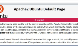 ubuntu安装apache2