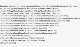 Eclipse------用Tomcat运行项目后出现:严重: Error configuring application listener of class org.springframework.web.context.ContextLoaderListener