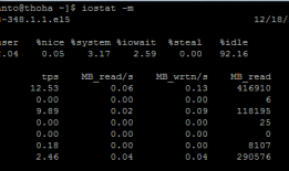 "iostat" On Linux
