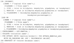 SQL Server CREATE语句