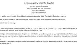 Reachability from the Capital(Codeforces Round #490 (Div. 3)+tarjan有向图缩点）