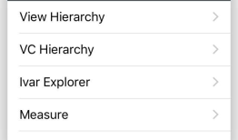 iOS UI调试工具 -- UIDebuggingInformationOverlay