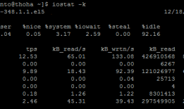 "iostat" On Linux