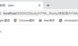 HTML 块标签的学习（样式/节）