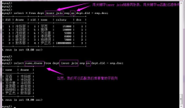 MySQL数据库语法-多表查询练习一