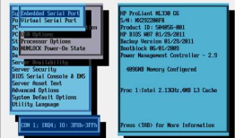 HP Server BIOS实验报告