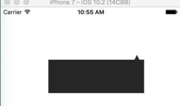 iOS重写drawRect方法实现带箭头的View