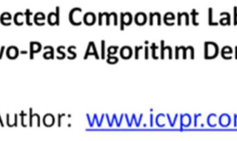 opencv：联通组件扫描