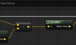 [UE4]快速移动，给单位向量加一个力