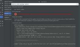 安装 xadmin 报错: Command "python setup.py egg_info" failed with error code 1 in C:\Users\Python\AppData\Local\Temp\pip-install-1k1byg0p\xadmin\