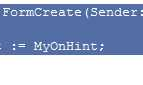 Delphi Code Editor 之 基本操作