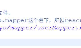 六、通过mapper接口加载映射文件